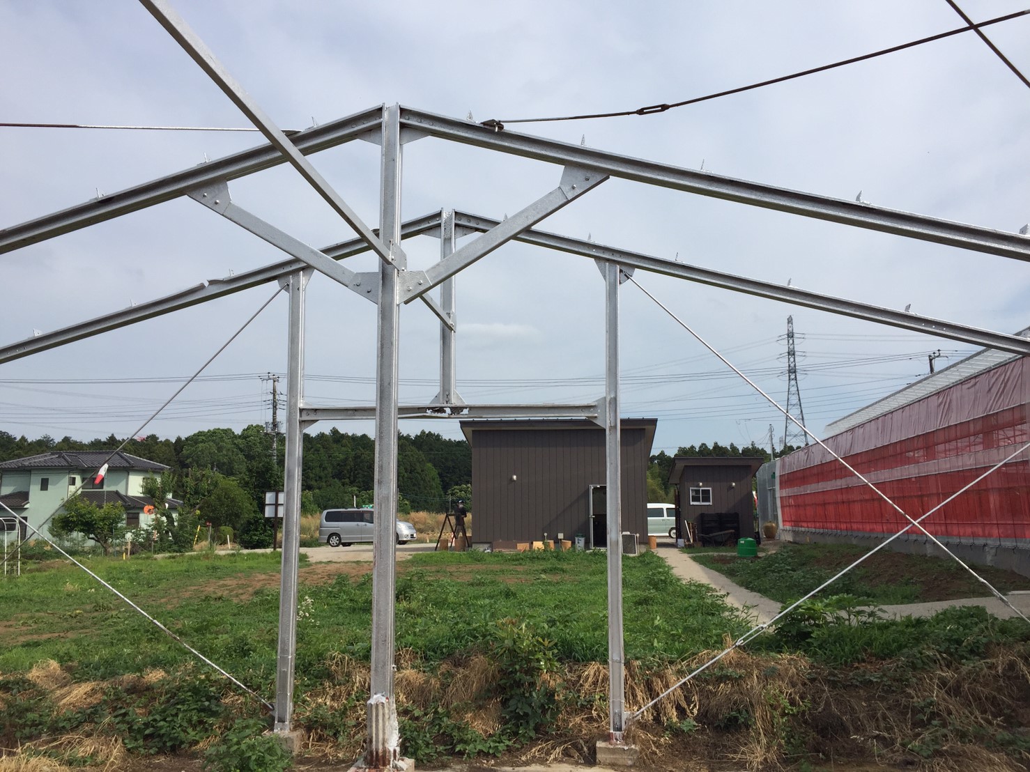 【修繕】鉄骨ハウス張り替え|埼玉県入間郡の施工実績