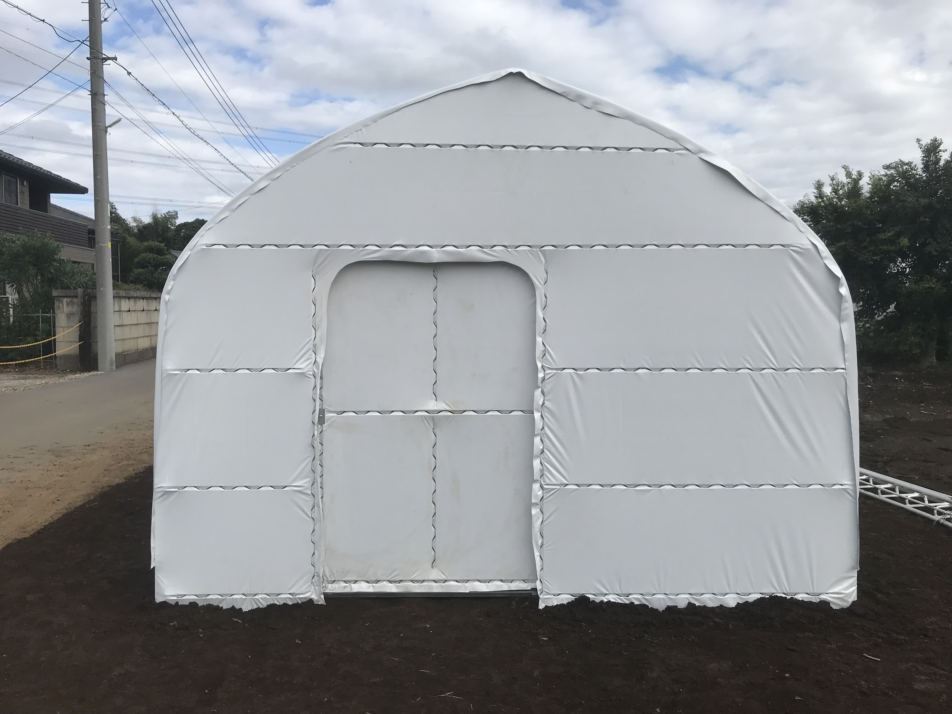 【2間】遮光ビニールハウス(8坪)|千葉県の施工実績