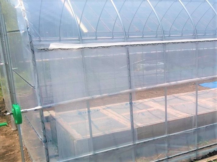 【間口4.5m】野菜用ビニールハウス(25坪)|千葉県の施工実績