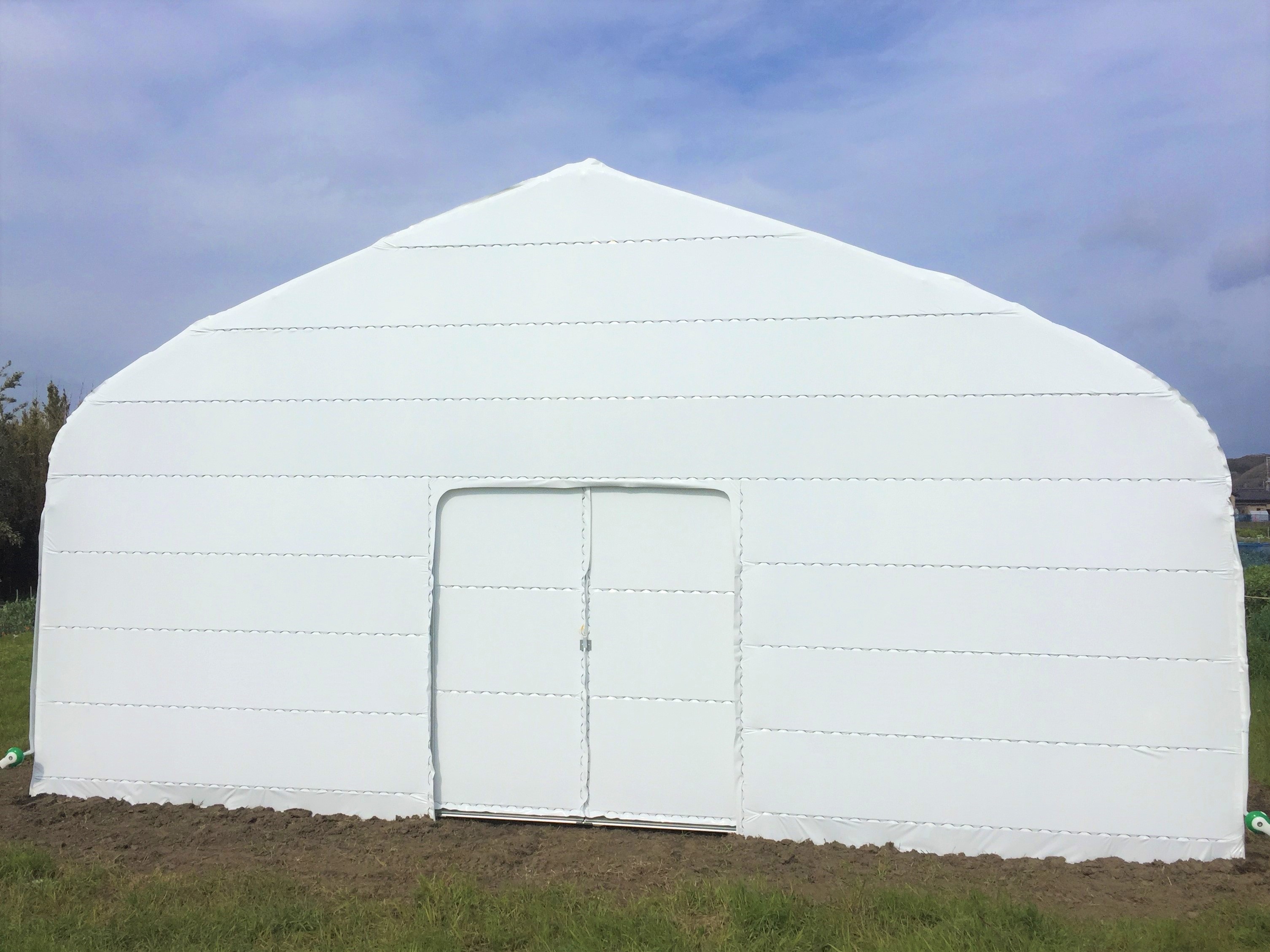 【間口9m】遮光パイプハウス（54坪）|千葉県の施工実績