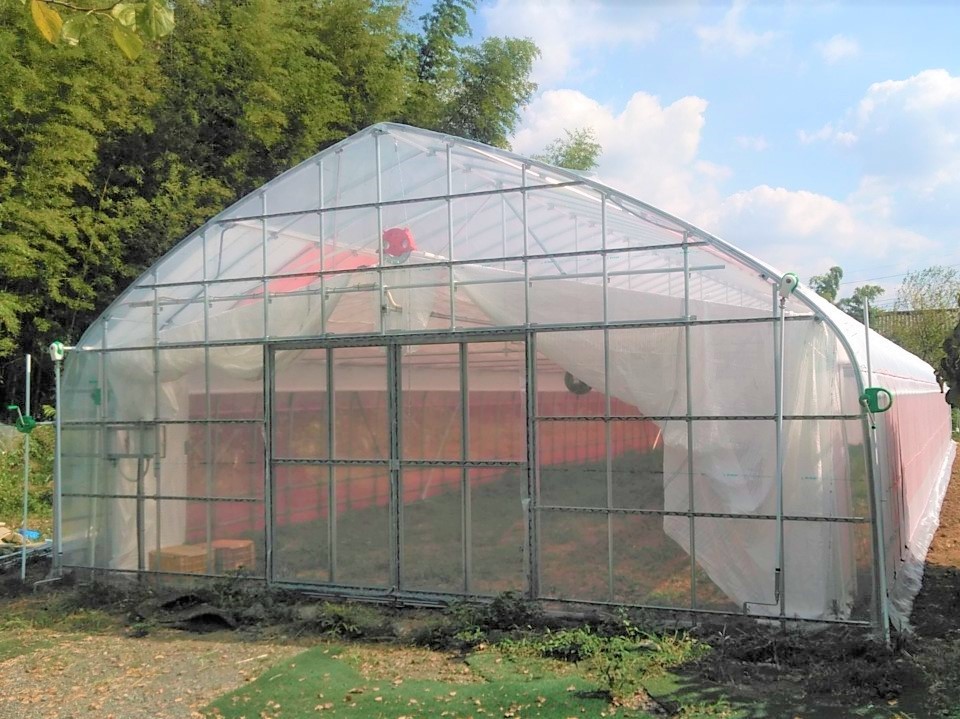 【園芸温室】多肉植物用ビニールハウス(50.2坪)|埼玉県の施工実績