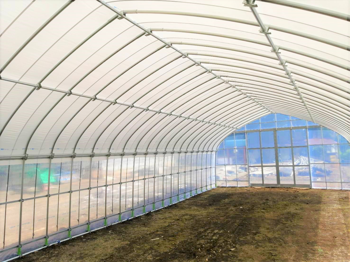 【一部遮光】ビニールハウス（20.6坪）|千葉県香取市の施工実績