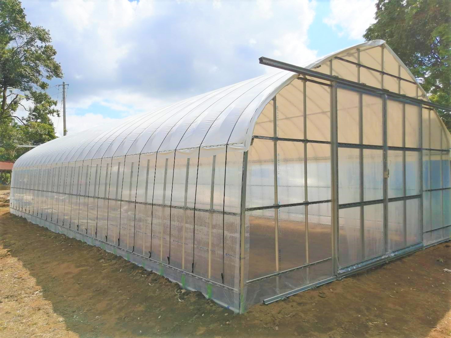 【一部遮光】ビニールハウス（20.6坪）|千葉県香取市の施工実績