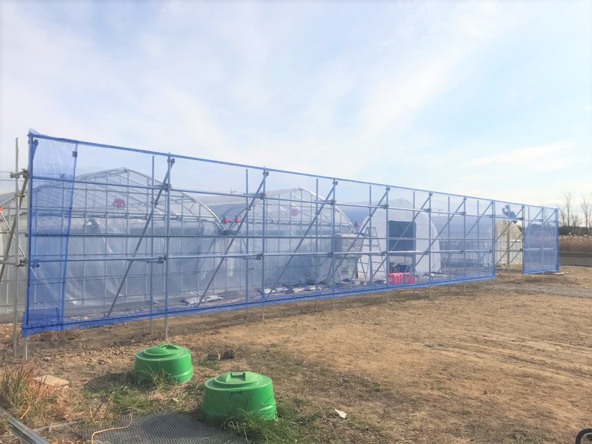 【強風対策】防風施設|千葉県木更津市の施工実績