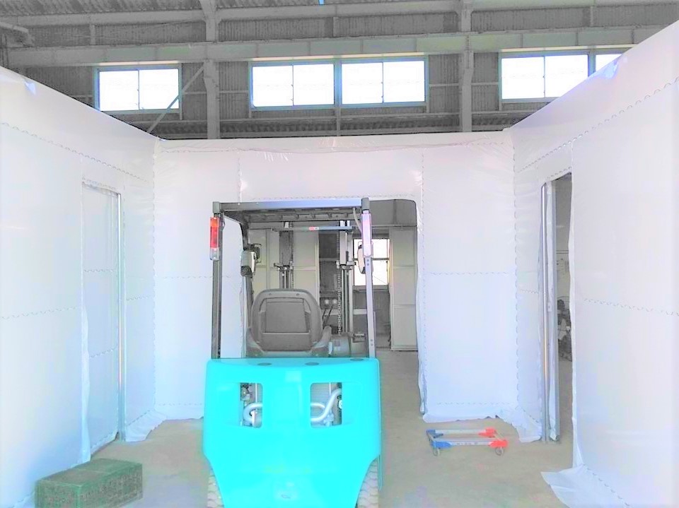 【峰高】作業用遮光ハウス(75.5坪)|埼玉県の施工実績