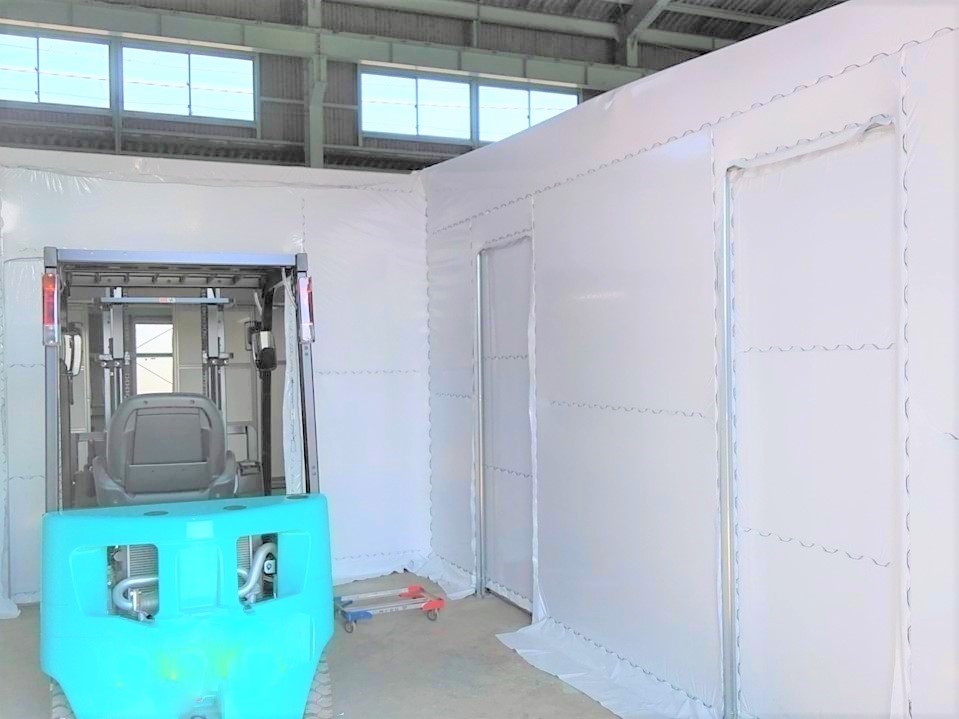 【峰高】作業用遮光ハウス(75.5坪)|埼玉県の施工実績