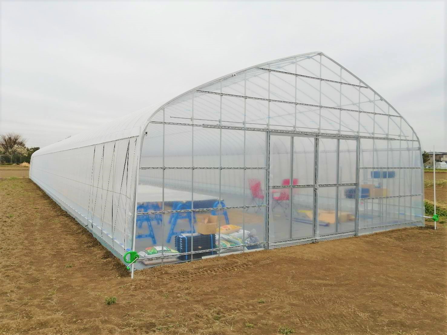 【多肉植物】園芸用パイプハウス（66坪)|埼玉県の施工実績集