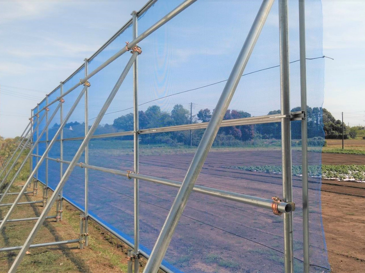 【強風対策】防風施設（H3mxW14m)|千葉県大網市の施工実績