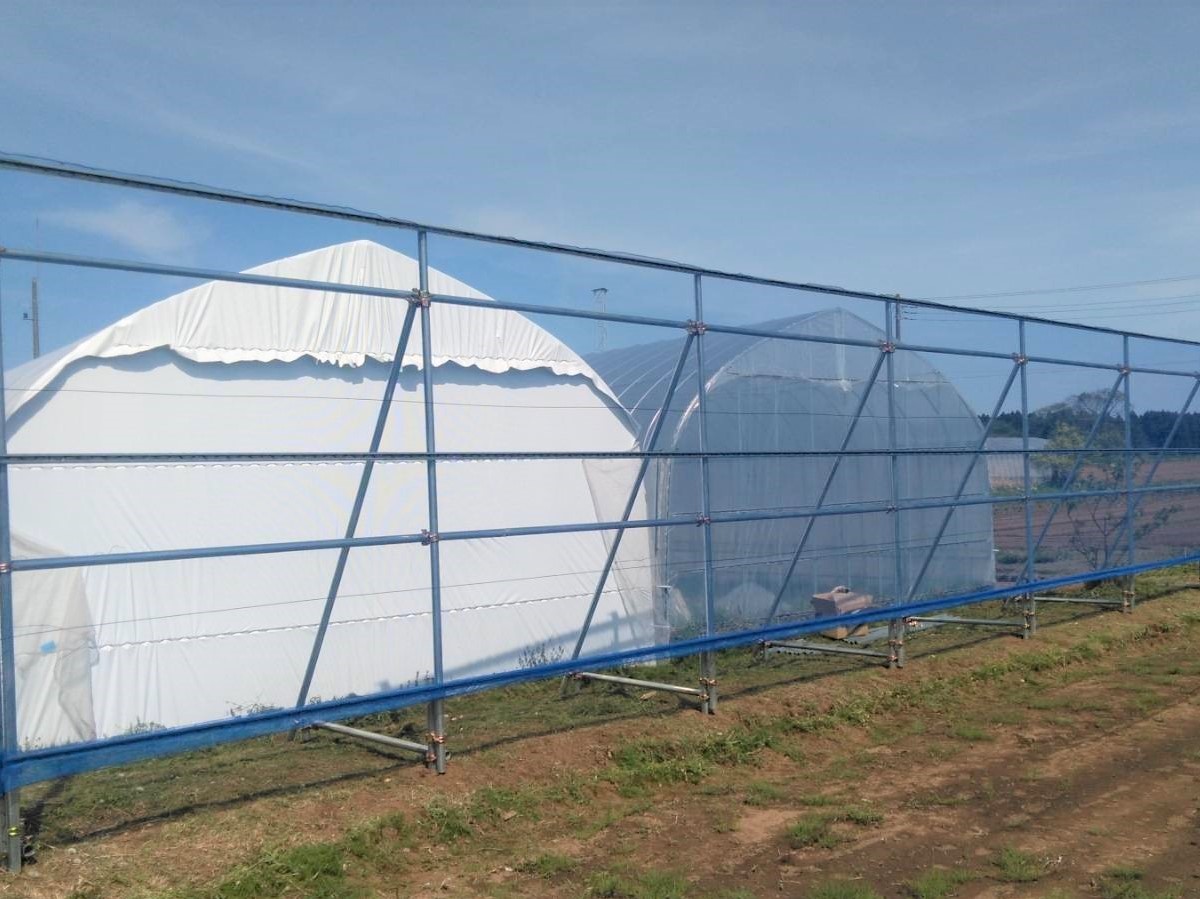 【強風対策】防風施設（H3mxW14m)|千葉県大網市の施工実績