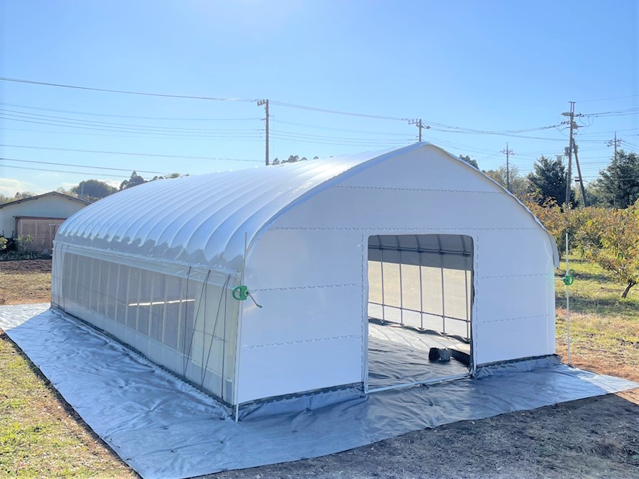 【小型】遮光ビニールハウス(17坪)|千葉県千葉市の施工実績