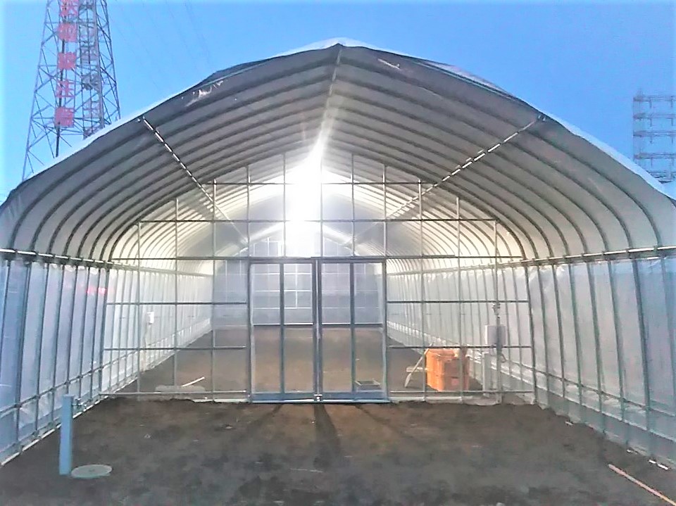 【照明・水栓】遮光パイプハウス（65坪）|東京都の施工実績
