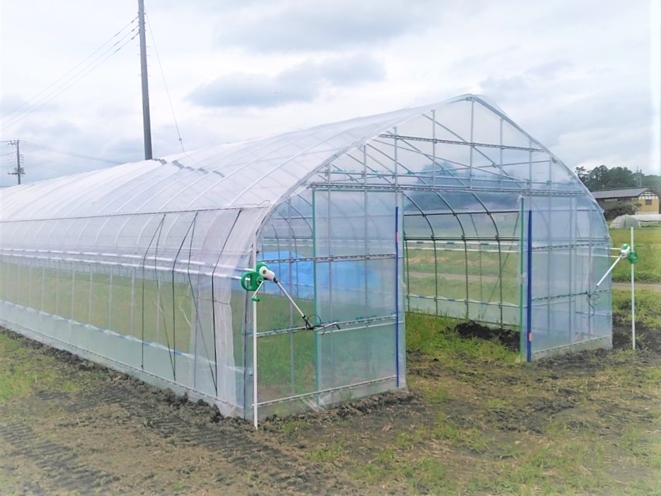 【新規就農】いちご用パイプハウス(646坪)|栃木県の施工実績