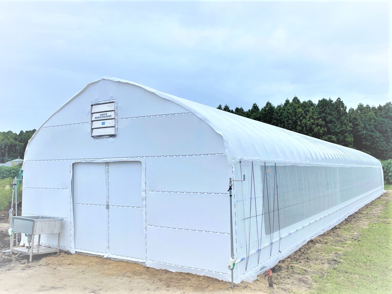【小型】遮光パイプハウス（38.4坪）|茨城県の施工実績