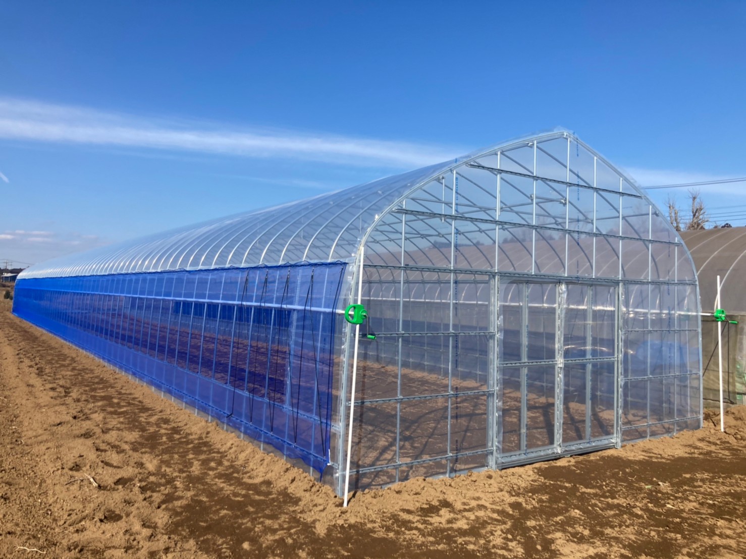 【3間】育苗用パイプハウス（53坪）|千葉県の施工実績